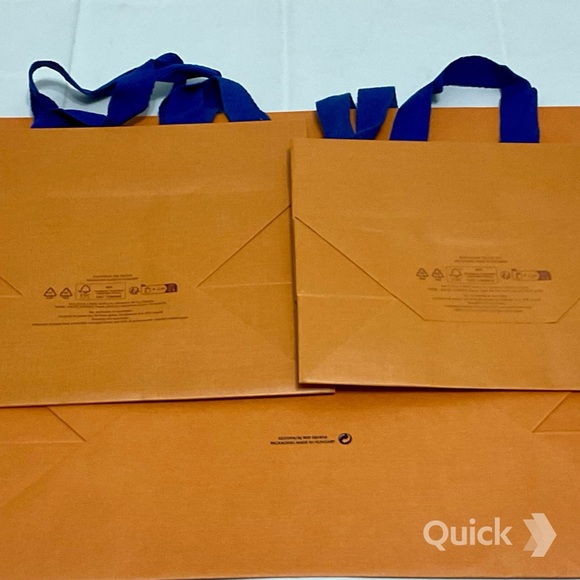 Louis Vuitton Gift Bag and Blue Ribbon - 6 pcs bundle set - Picture 3 of 12